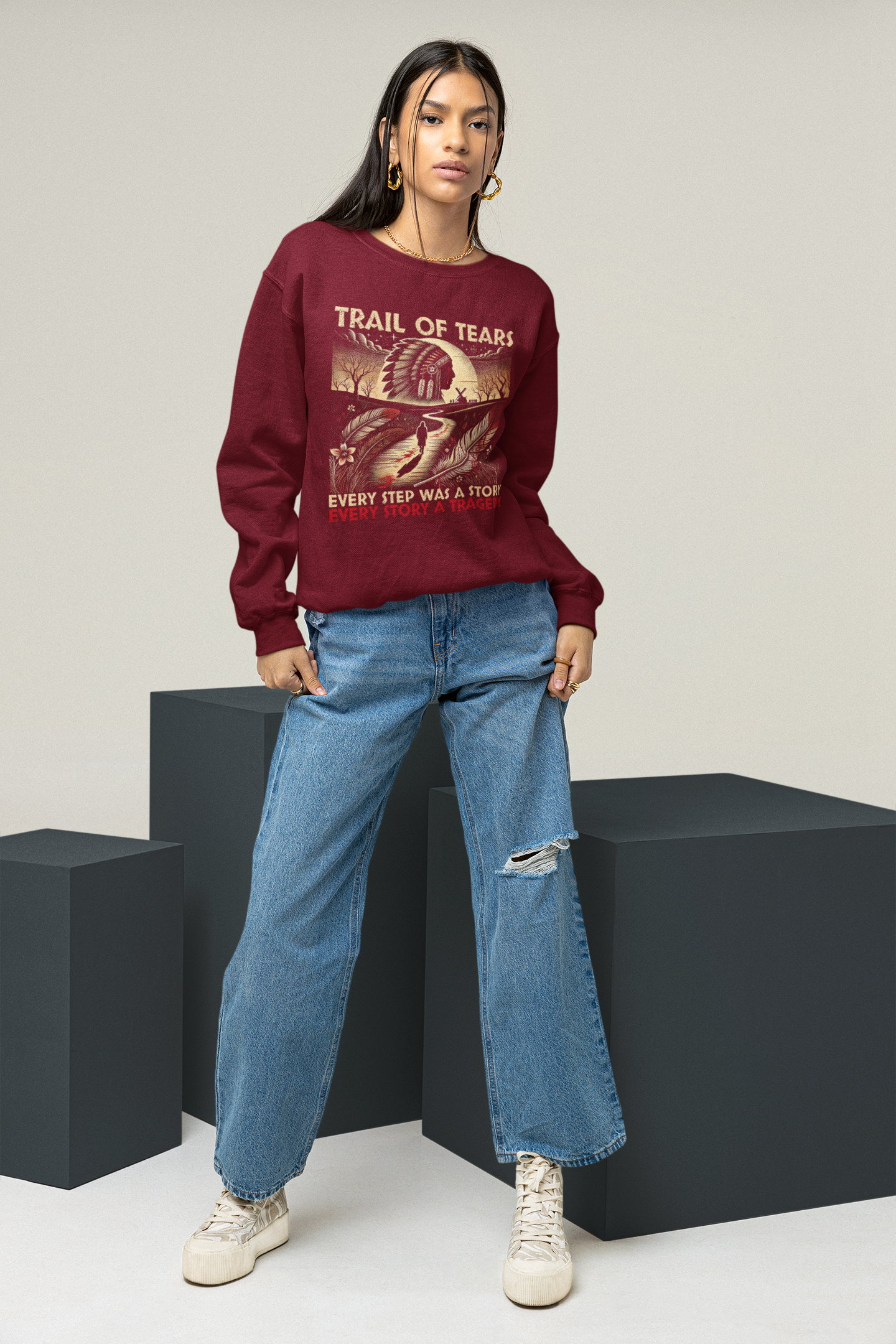 "Tsula" | Trail Of Tears | Crewneck Sweatshirt