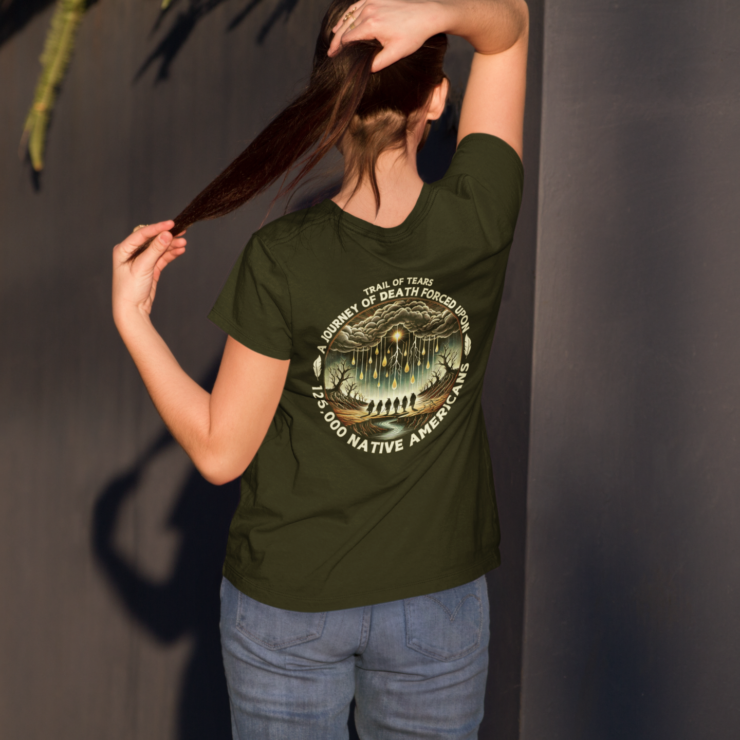 "Kiona" | Trail Of Tears | Unisex Tee | Back