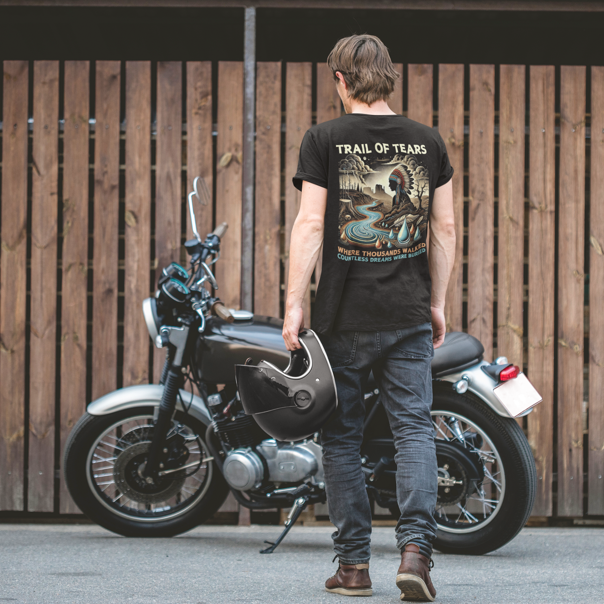 "Elu" | Trail Of Tears | Unisex Tee | Back