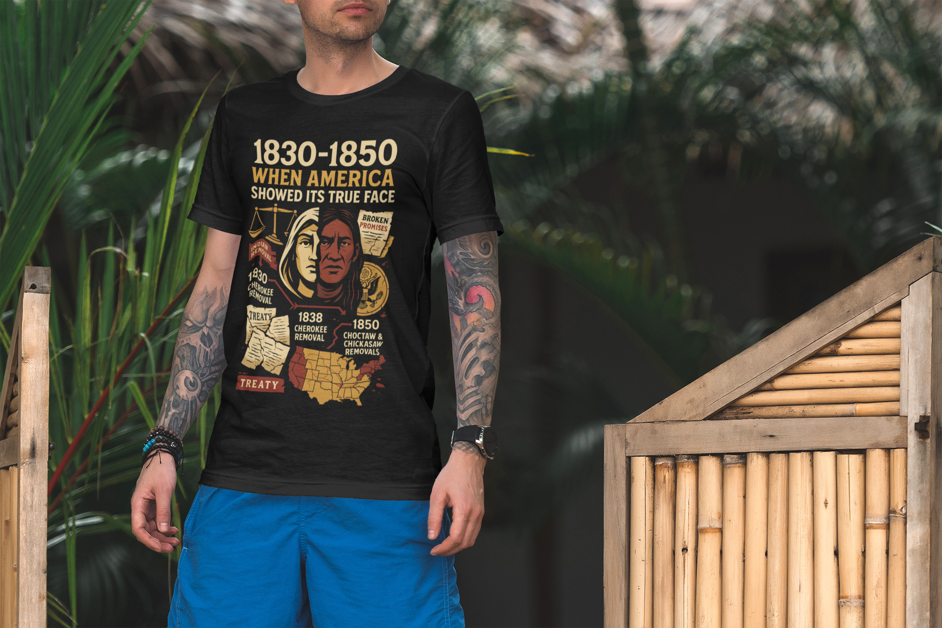 "Nokah" | Trail Of Tears | Unisex Tee