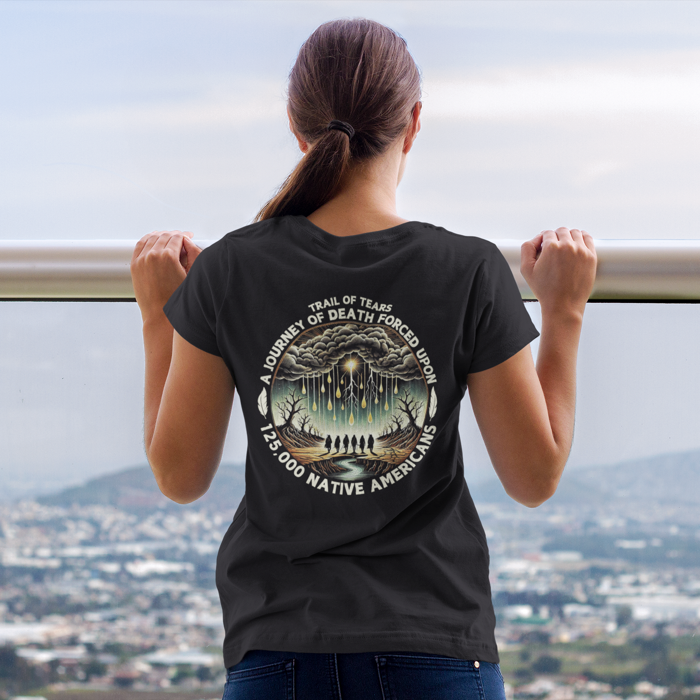 "Kiona" | Trail Of Tears | Unisex Tee | Back