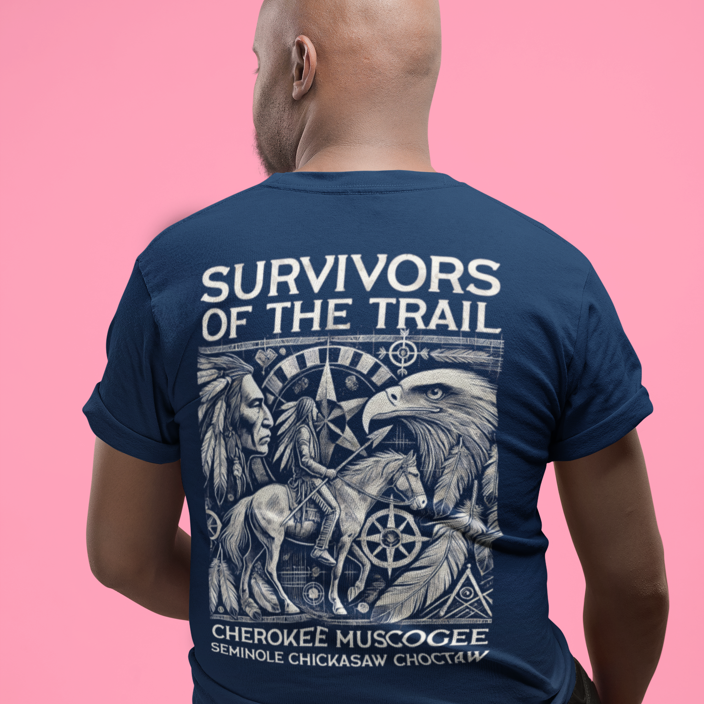 "Chayton" | Trail Of Tears | Unisex Tee | Back