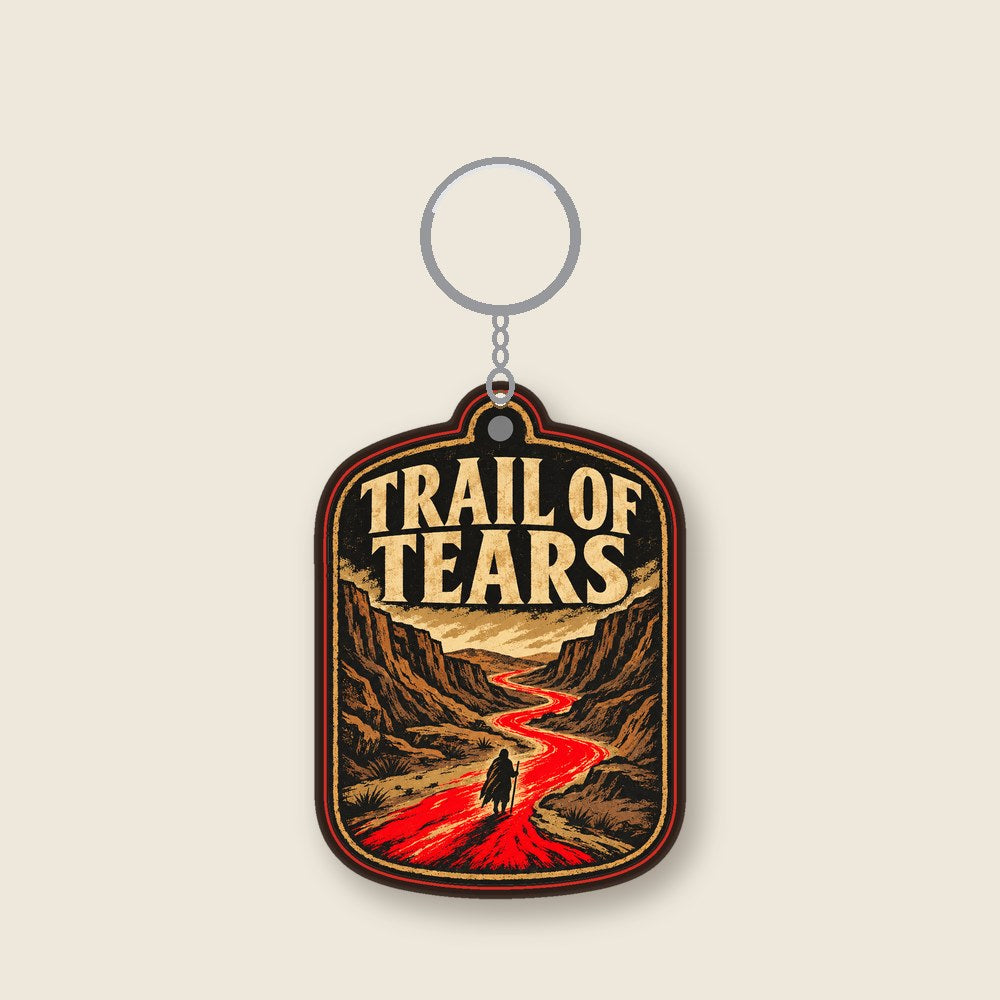 Wapun Trail of Tears remembrance keychain